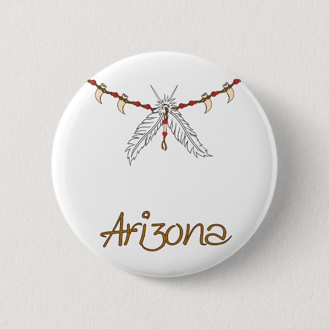 Feather Necklace Knapp (Framsida)