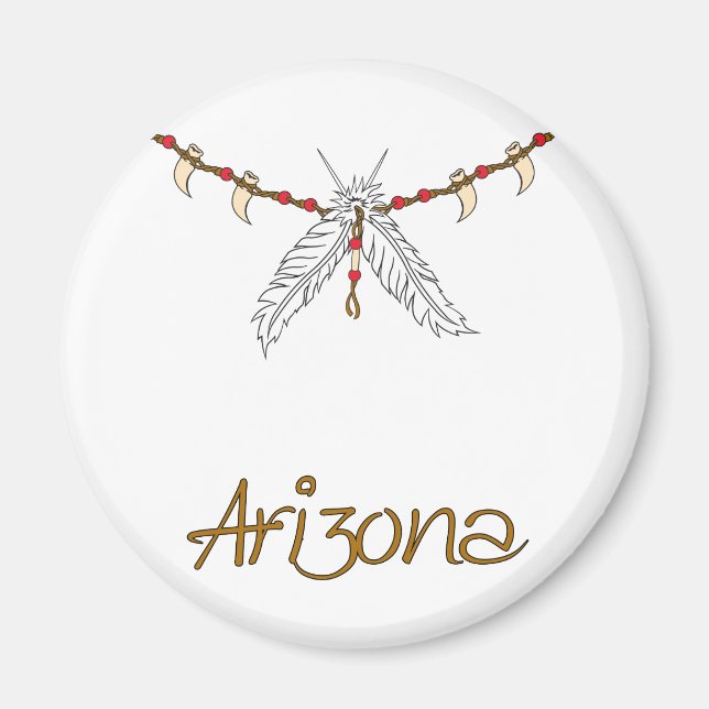 Feather Necklace Magnet (Framsidan)