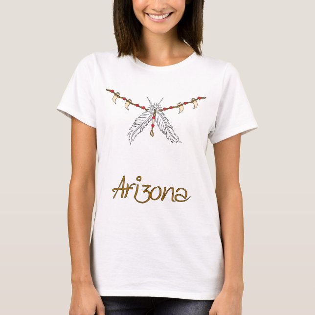 Feather Necklace Tee (Framsida)