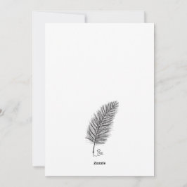 Feather Quill från tankarna och känslor Julkort