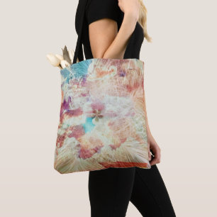 Feather Snowflake Himlar Clouds Galaxy Lila Tygkasse