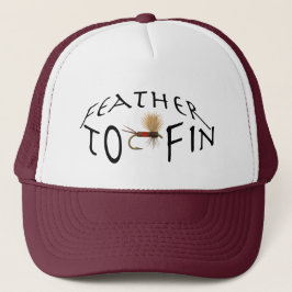 Feather to Fin Fly Fishing Monogram Keps