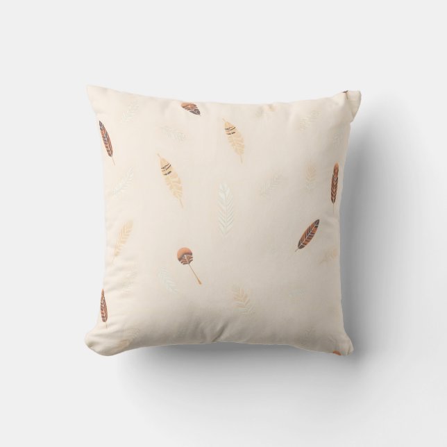 Feathers Luxury Popular Boho Collection Kudde (Framsida)