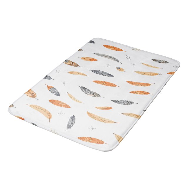 Feathers Luxury Trendy Boho Collection Badrumsmatta (Vinklad)