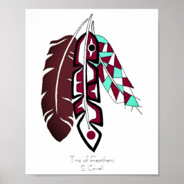 Feathers originalkonstverk poster