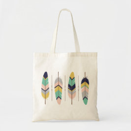 Feathers Tote Bag Tygkasse