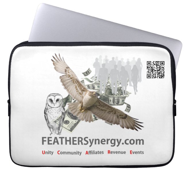 FEATHERSynergy - Laptop sleeve 13 tum (Framsidan)