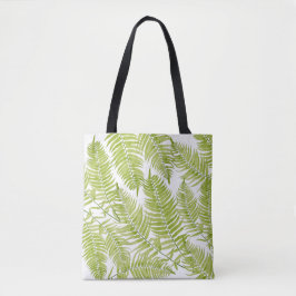 Feathery Fern på en Tote Bag Tygkasse