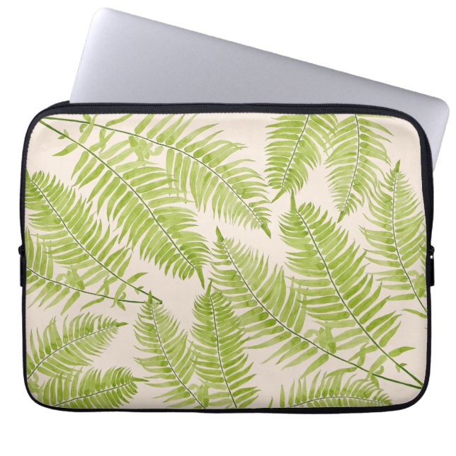 Feathery Fern på Laptop sleeve (Framsidan)