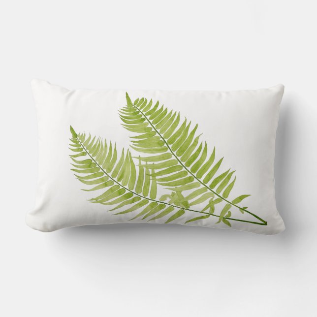 Feathery Fern på Lumbar Pillow Lumbarkudde (Framsida)