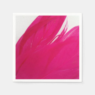 Feathery Fuschia Pappersservett