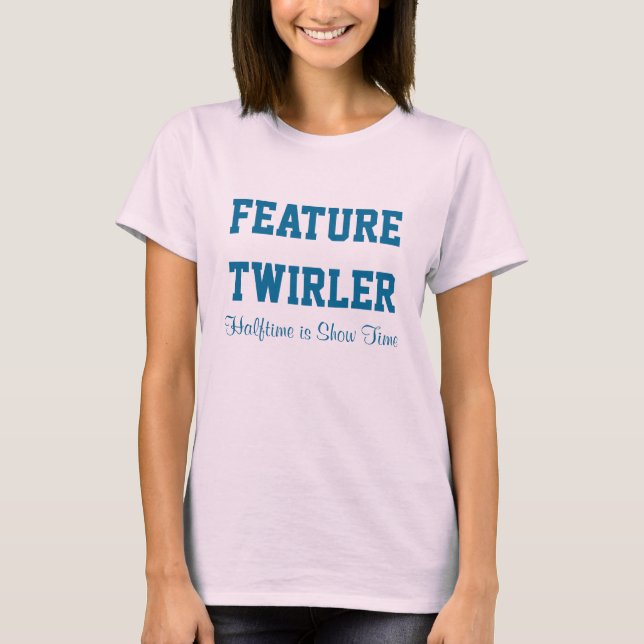 Feature Twirler Shirt - blå Tee Shirt (Framsida)