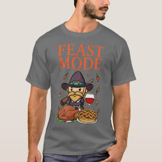 Feberläge Happy thanksgiving Turkiet Gratunt Fami T Shirt