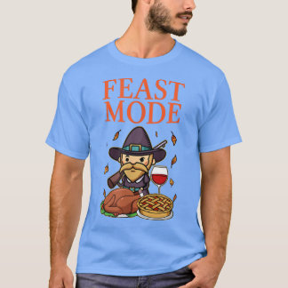 Feberläge Happy thanksgiving Turkiet Gratunt Fami T Shirt