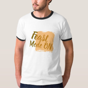 Feberläge på flytande fot t shirt