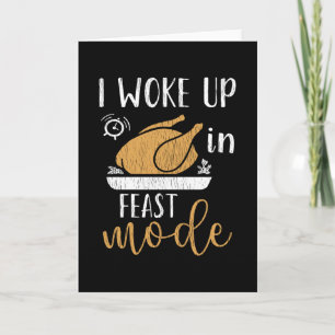 Feberläge på matchande Thanksgiving för barn i fam Kort
