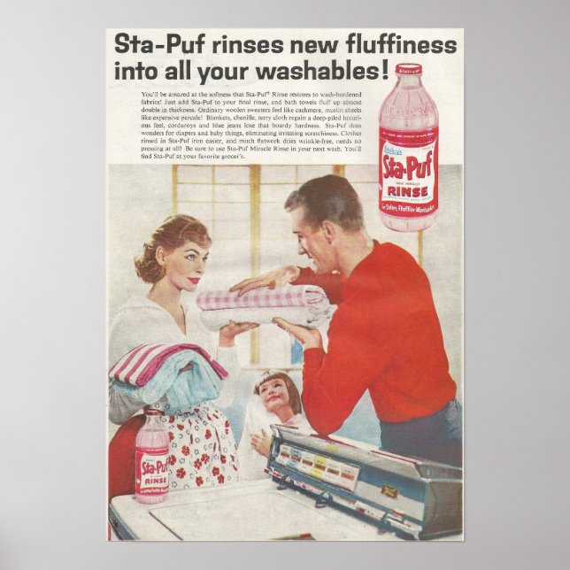 Februari 1960 Ad Sta Puf Poster (Framsidan)