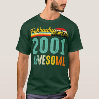 Februari 2001 Birthday Gift Shirt Vintage februari T