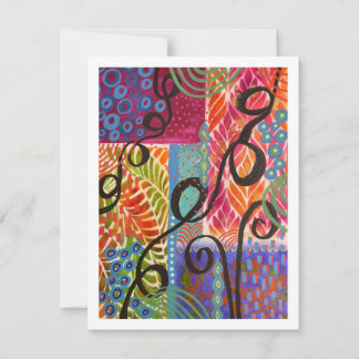 Februari-Abstrakt med stencil-platta anteckningsko Anteckningskort