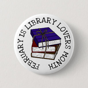 februari är Bibliotek Älskare månad Knapp