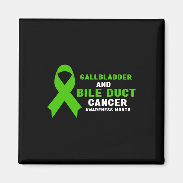 Februari är gallblåsa och hönsplockscancer Medvete Magnet (Framsidan)