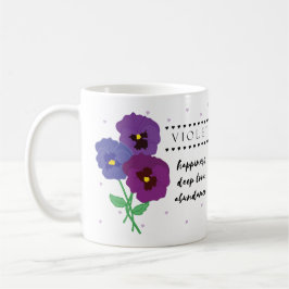 Februari Flower Mugg med blommor
