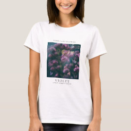 Februari Födelsemånadsblomma T Shirt