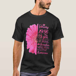 Februari Girl 1995 T 28 Years 28th Birthday Shirt