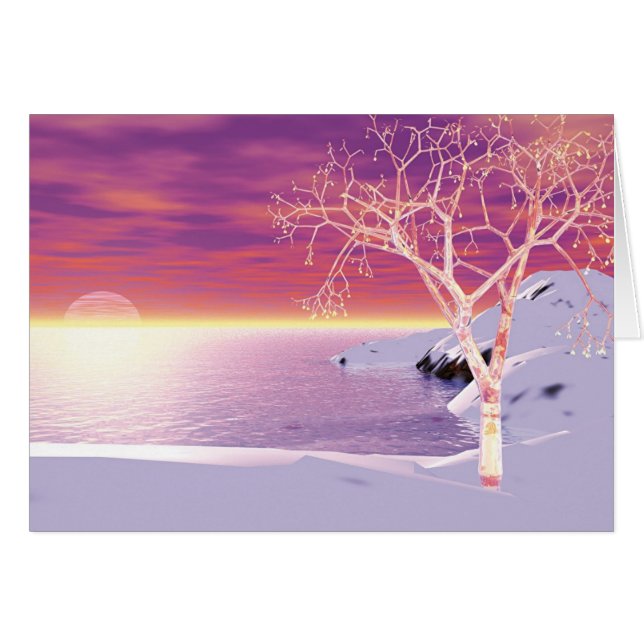 Februari Hälsningskort (Framsidan Horizontal)