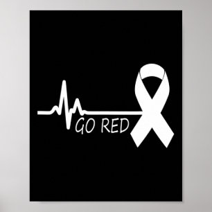 Februari Heart Health Month American Heart Health Poster