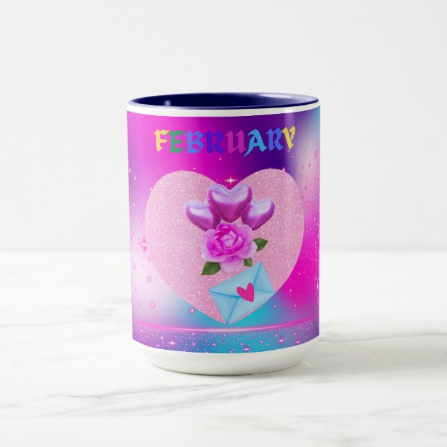 Februari Heart Month Mugg (Center)