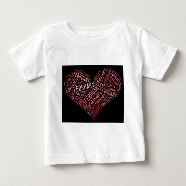 Februari Heart Tröja (Framsida)