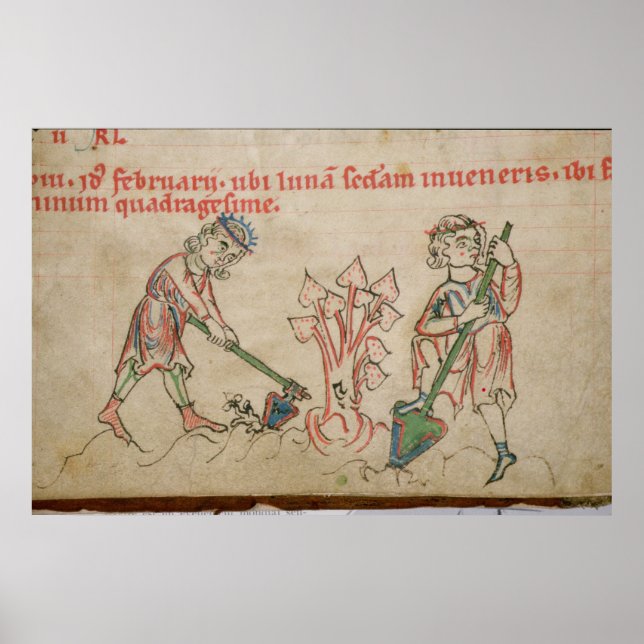 Februari: Hoeing Poster (Framsidan)