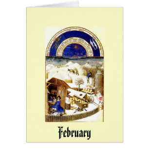 Februari - Les Tres Rik Heures du Duc de bär OBS Kort
