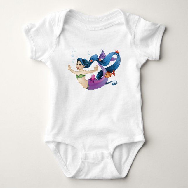 Februari Sjöjungfru T Shirt (Framsida)