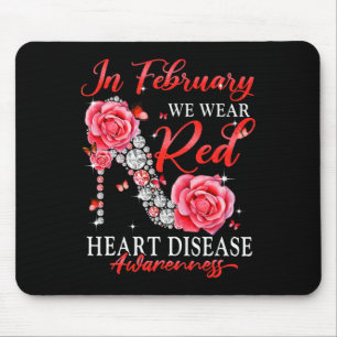 Februari Vi Bära Red Butterfly Heart Disease Medve Musmatta
