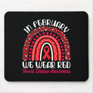 Februari Vi Bära Red Rainbow - Heart Disease Medve Musmatta