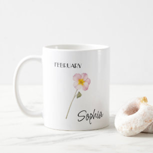 Februariblomma Personlig Kaffemugg