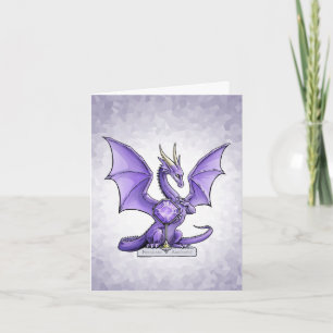 Februaris födelsestensdrake: Amethyst Kort