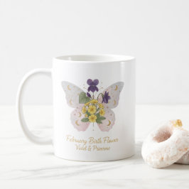 February Birth Flower Coffee Mug Kaffemugg