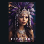 *~* FEBRUARY Headdress Boho AP53 AMETHYST Fototryck<br><div class="desc">Sök i AP53 efter liknande objekt - Energetiskt utökat.digital WALL-fotoutskrift POSTER texten om EDITABLE så anpassar sig efter dina önskemål. Överförbara till de flesta Zazzle-produkter. Överför för att göra din egen unika gåva till den speciella personen. ** AMETHYST och Lavender färg utgör denna fantastiska Boho Bohemian-kvinna som bär en heaadress...</div>