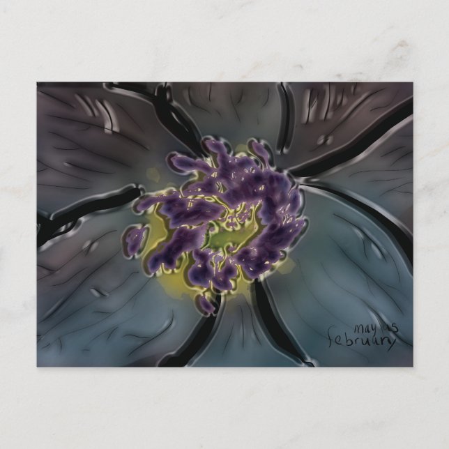 February Vykort (Framsida)