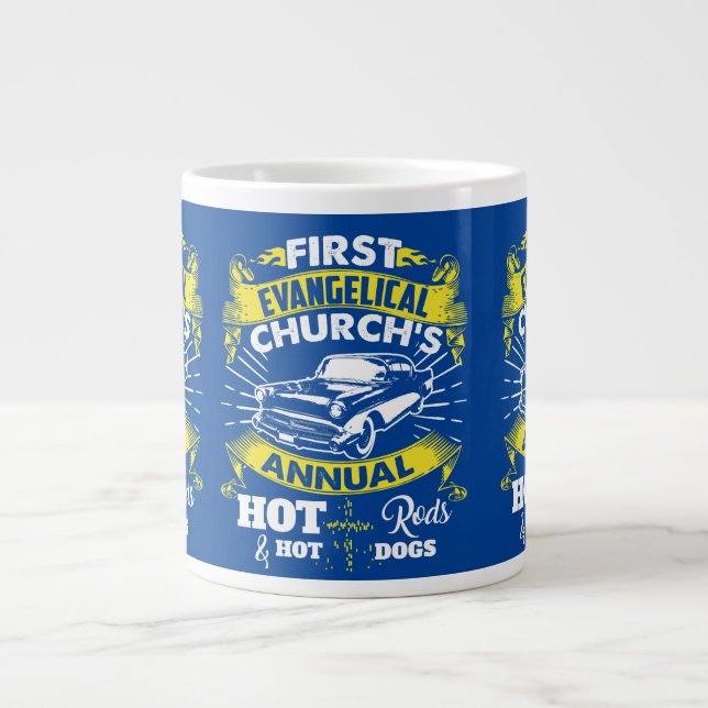 FEC Hot rod & Hett Hundar Jumbo Mugg (Framsidan)