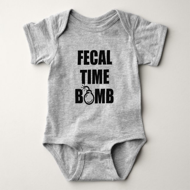 FECAL TIME BOMBARDERAR T SHIRT (Framsida)