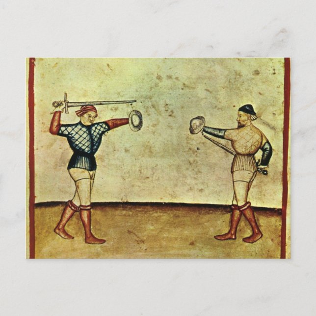 Fechtbuch Vykort (Framsida)