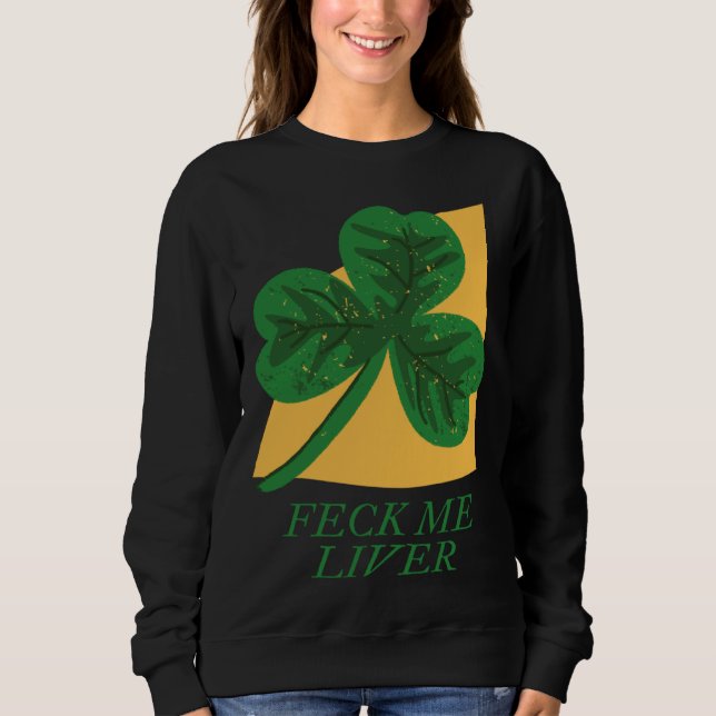 Feck Me Liver T Shirt (Framsida)
