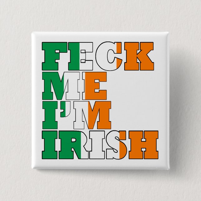 Feck mig Im Irish Knapp (Framsida)