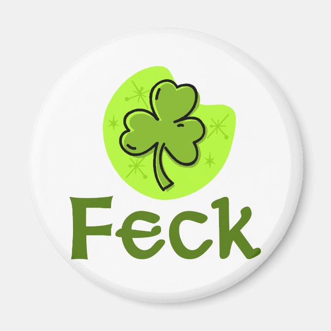 Feck Shamrock Magnet (Framsidan)