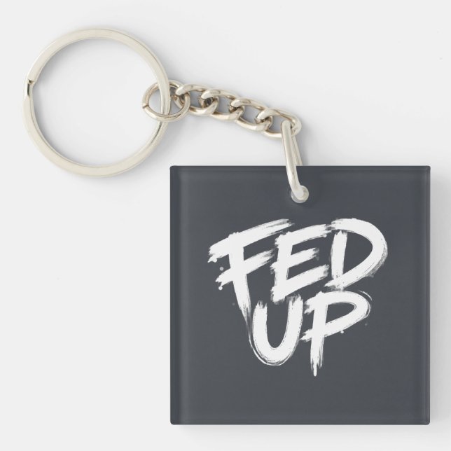 Fed Up Graffiti-typografi (Framsidan)