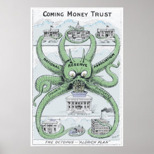 Federal 1912 reserverar den politiska tecknaden poster